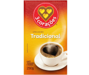 Café Torrado E Moído Tradicional À Vácuo – 3 Corações  250G na Amazon